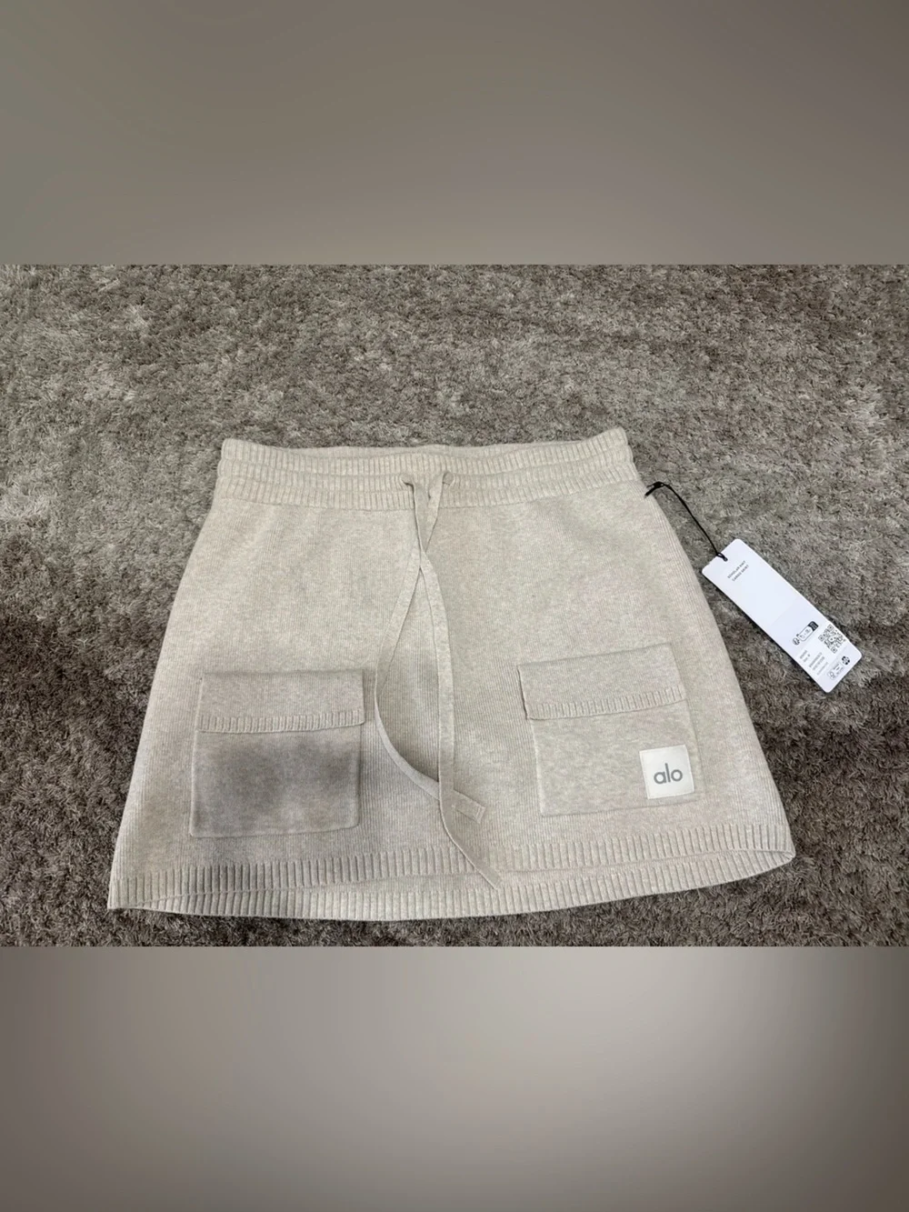 Scholar Knit Cargo Skirt